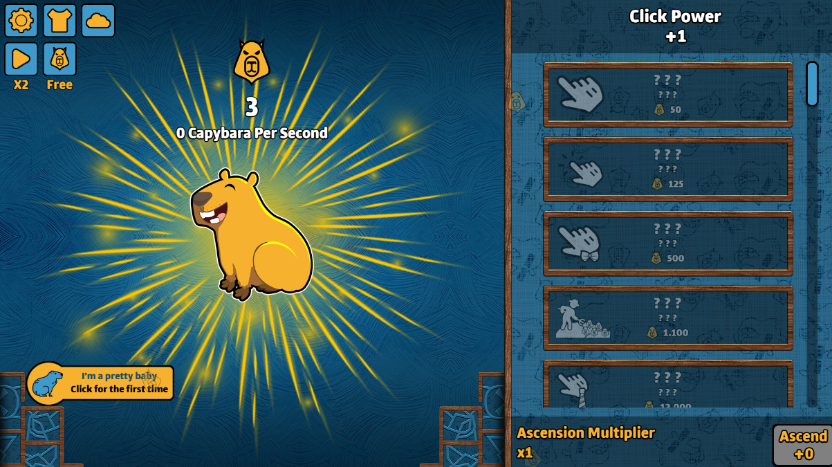 Capybara Clicker image